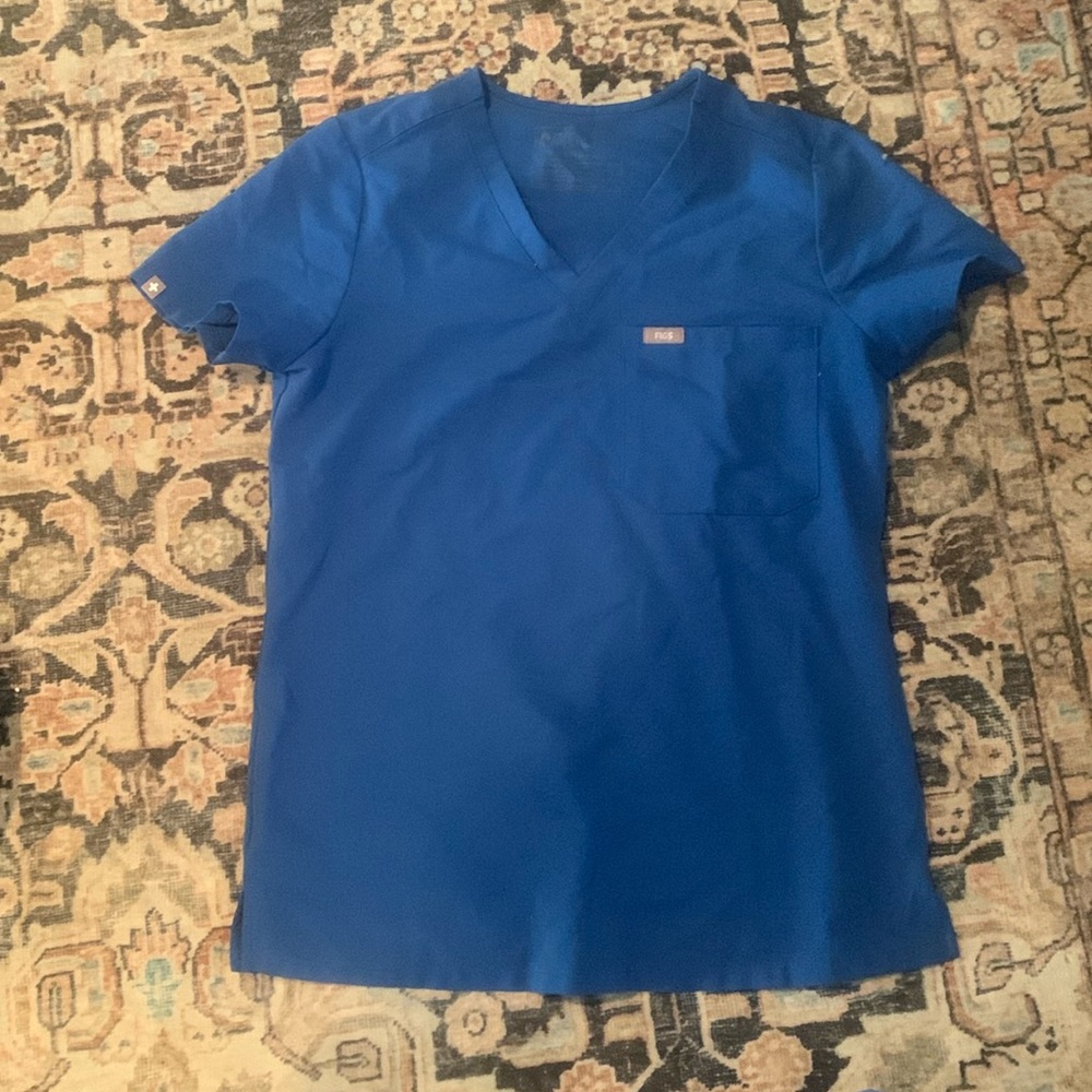 Royal Blue Figs Top